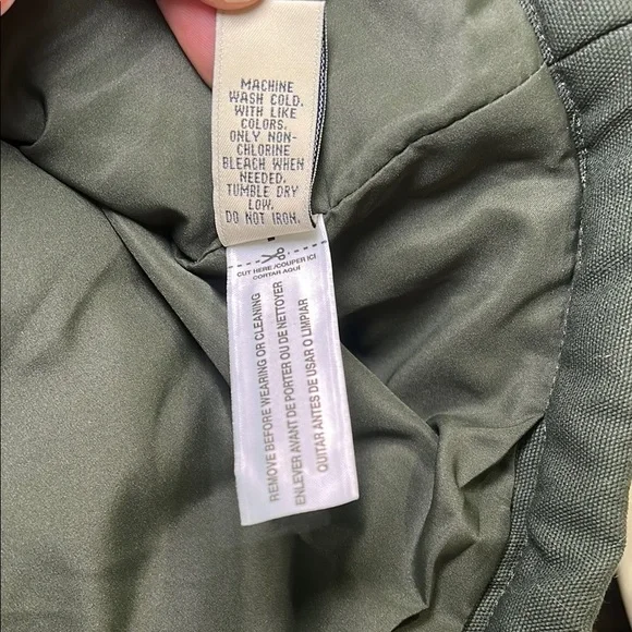 Men's Ruff Hewn Green Vest w/ Brown Accents - Picture 5 of 5